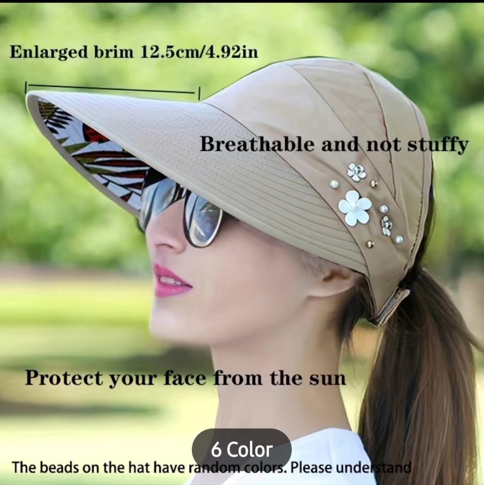 Wide Brim Visor NWT - Picture 3 of 3